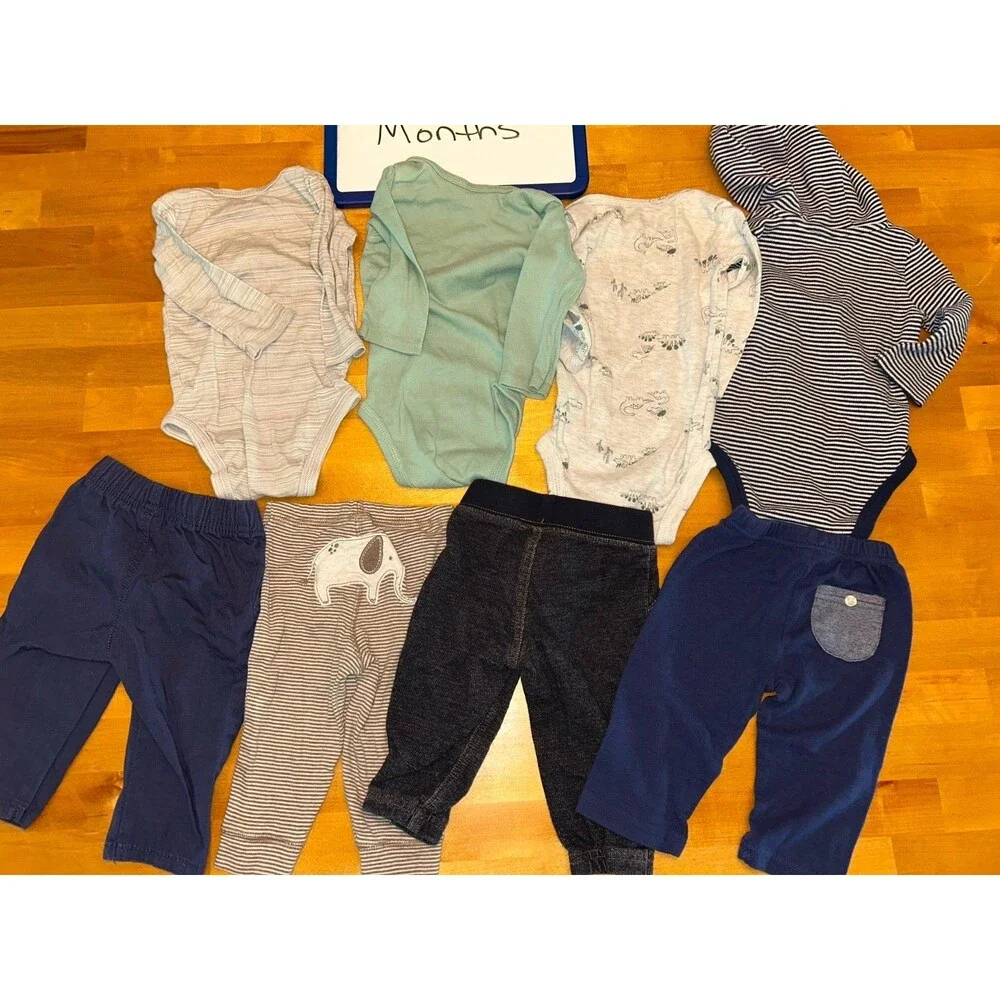 Baby Boy 8 Piece Clothing Lot Size 6 Months